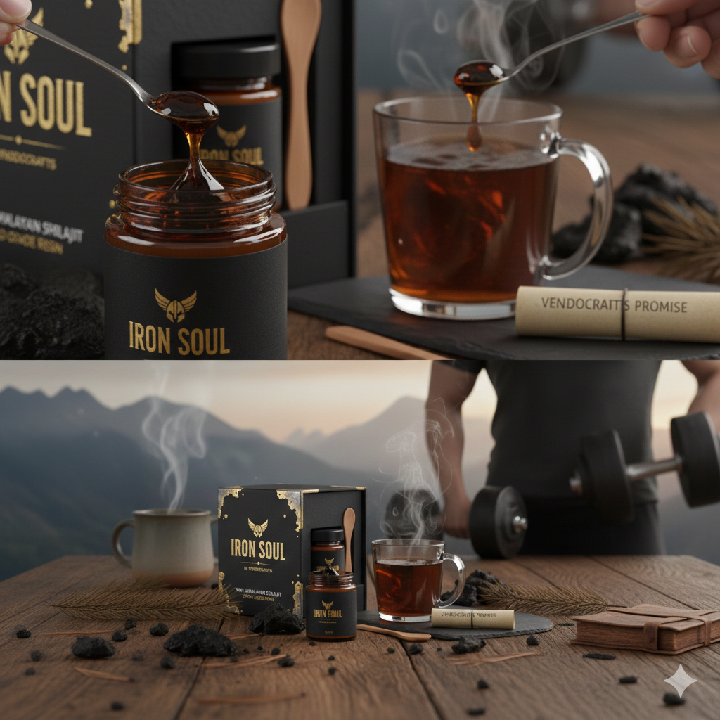 Iron Soul | Raw Himalayan Shilajit Resin (10g) by VenedoCrafts